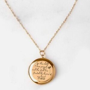 NWT Plunder Design For this Child Locket - Gold